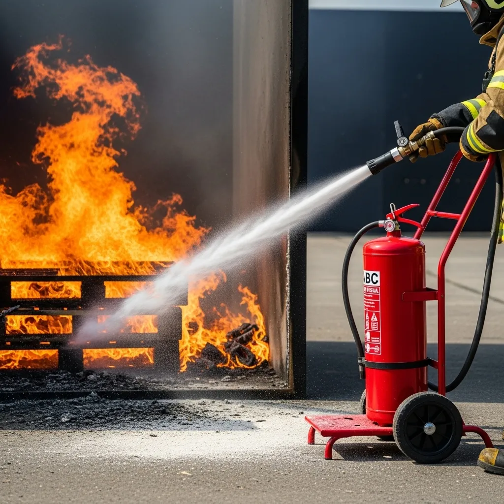 30KG ABC Dry Powder Extinguisher - Image 3